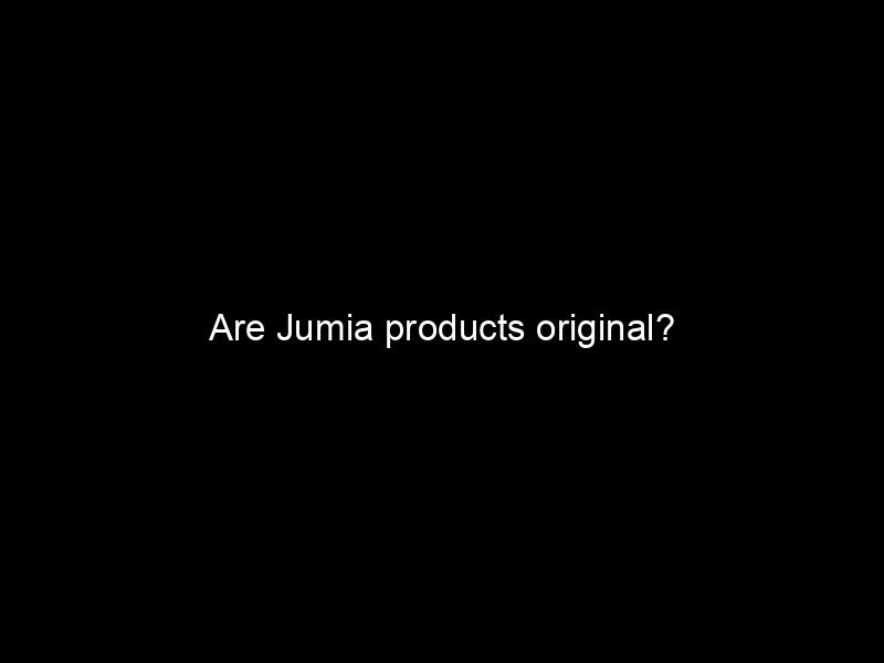 Are Jumia Products Original?