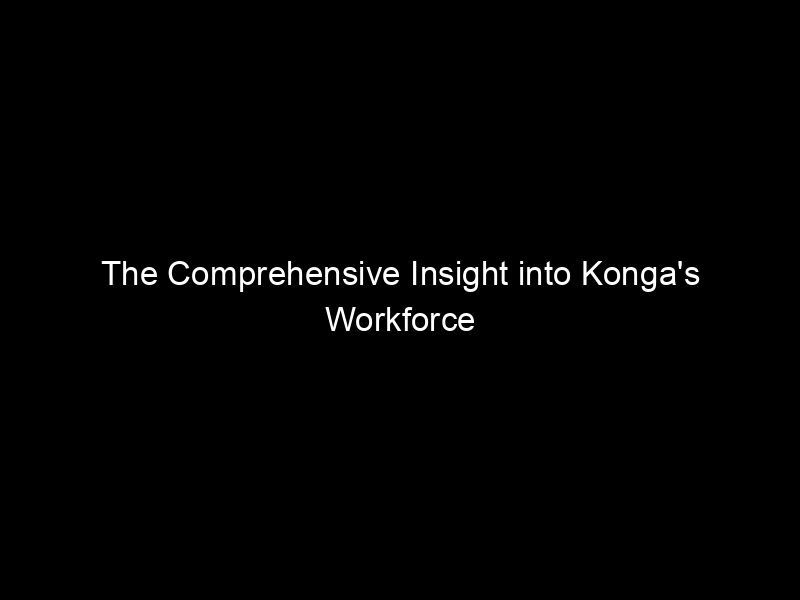 The Comprehensive Insight Into Konga's Workforce