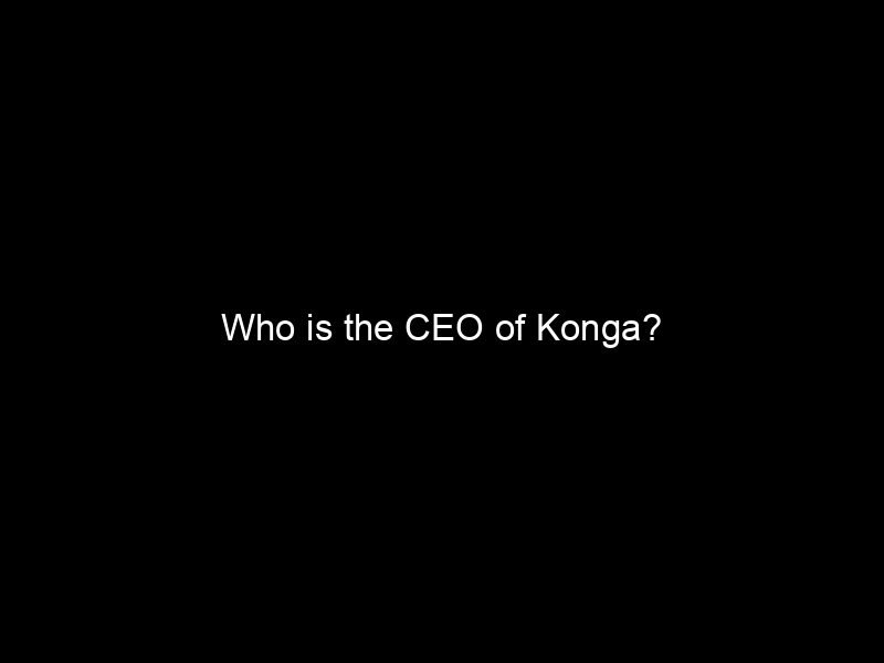 Who Is The Ceo Of Konga?