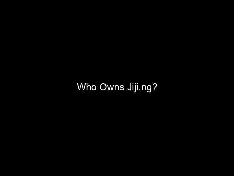 Who Owns Jiji.ng?